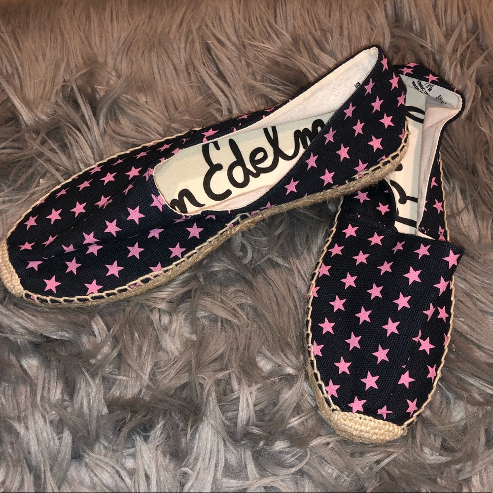 NEW Sam Edelman Verona Star Print Espadrilles 7.5